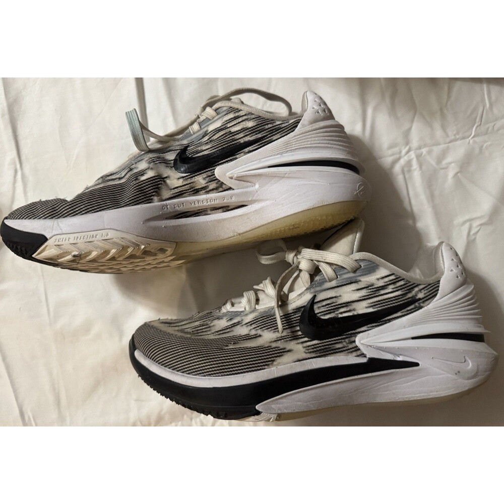 Size 7.5 - Nike Air Zoom GT Cut 2 TB White Black - Picture 2 of 6